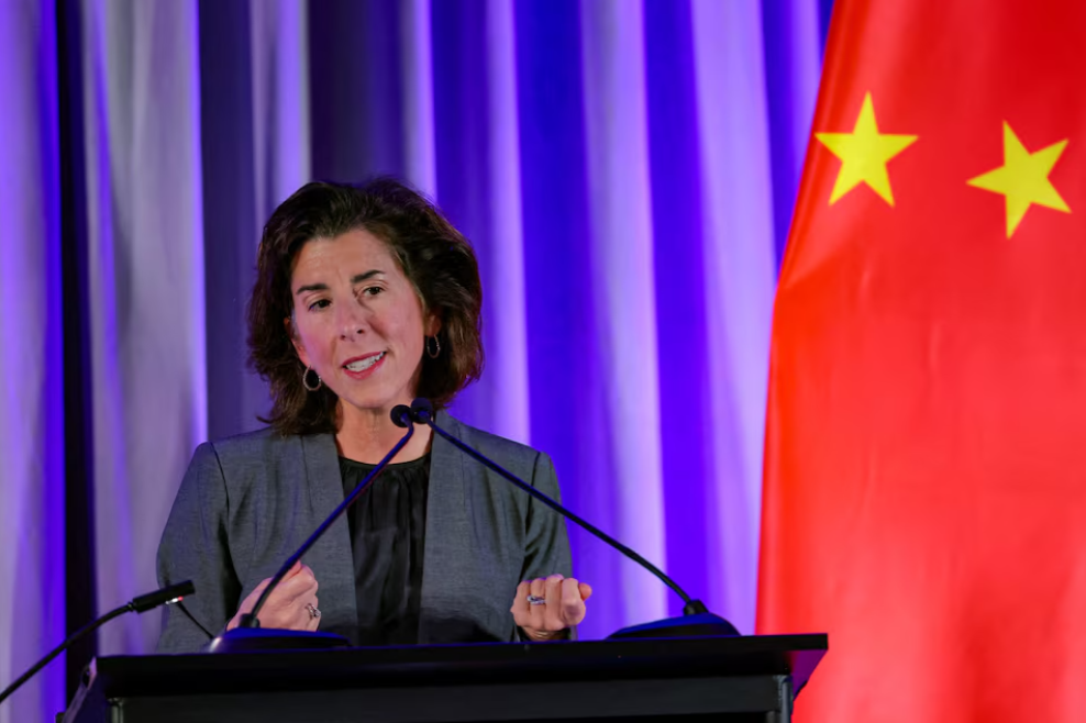 Raimondo says Huawei' s chip breakthroughs is years behind US tech