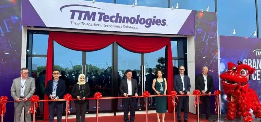 TTM Technologies Celebrates the Grand Opening of Its First PCB Manufacturing Facility in Malaysia.