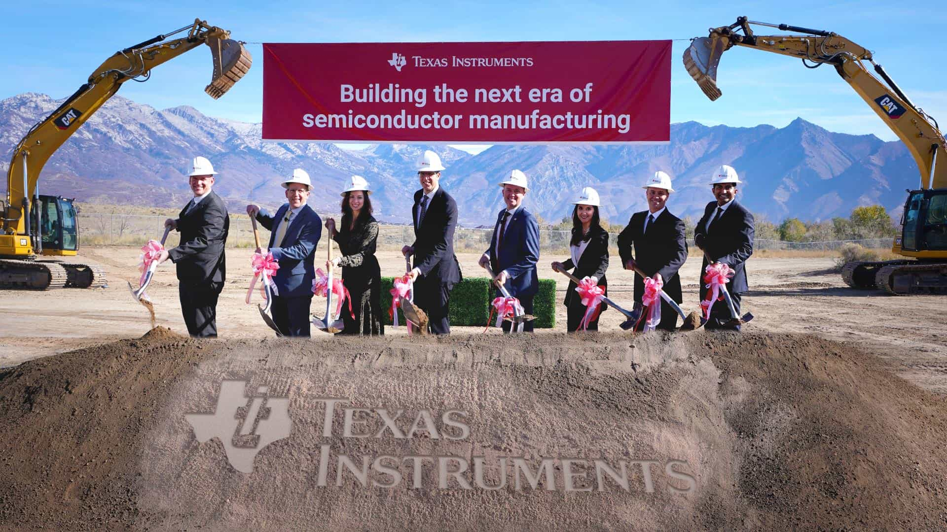 Texas Instruments breaks ground on new 300-mm semiconductor wafer fabrication plant in Utah