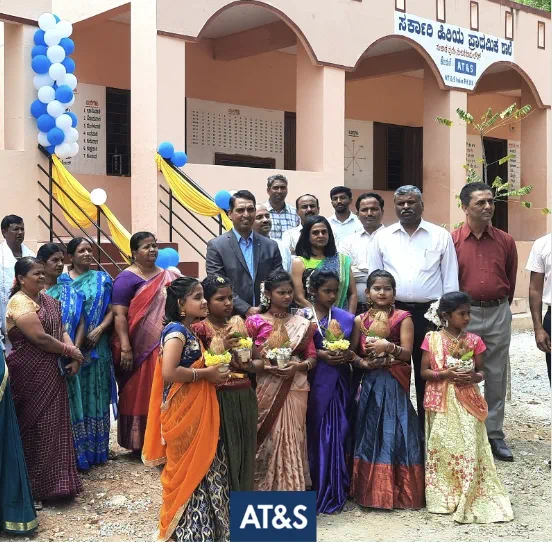 AT&S Inaugurates New School In Nanjangud
