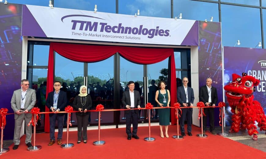 TTM Technologies celebrated the grand opening of Its first PCB manufacturing facility in Malaysia