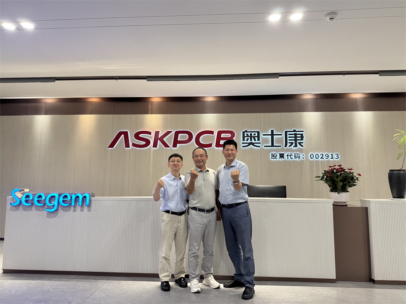 Strong Partnership! Aoshikang and Skychem Technology Reach Preliminary Consensus on High-End Product Lines - PCB Manufacturing