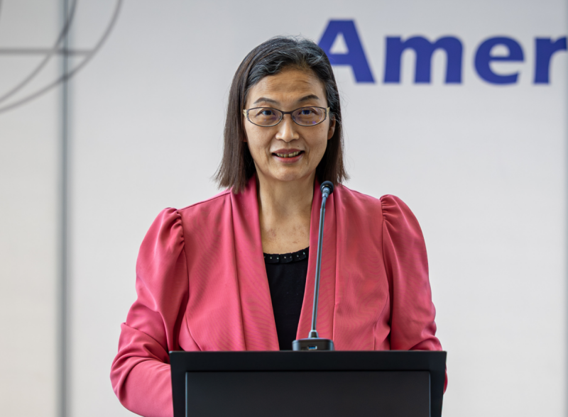 GlobalWafers Chairperson Doris Hsu officially opens GlobalWafers America